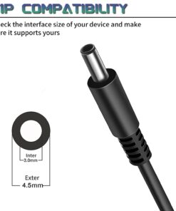 La45nm140 0kxttw 45W Dell Inspiron 15 3000 Laptop Charger 11 13 14 17 5000 7000 5559 5558 5570 3583 7373 5100 Latitude 3310 3520 3410 3420 3510 3400 3500 Vostro 19.5V 2.31A Power Adapter Supply Cord 45W Dell Laptop Charger--4.5*3.0MM 9 617c1apJ1oL