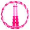 Amble Jump Rope Soft Beaded Segment Jump Rope - Adjustable for Men, Women and Kids - Tangle-Free for Keeping Fit, Training, Workout and so on - 9 Ft Pink 19 617cgXnUySL