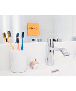 Post-it Super Sticky Notes, 3x3 in, 24 Pads, 2x the Sticking Power,Energy Boost Collection, Bright Colors (Orange, Pink, Blue, Green), Recyclable 46 617dy8Nn4vL