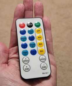 echosari String Lights Battery Powered, 33Ft 100 LED Warm White Outdoor Fairy String Lights with Remote Dimmable Timer 8 Modes for Wedding Party Garden Decoration 1 Pack 30 617fwF1IT0L