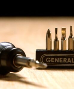 General Tools Precision Cordless Electric Screwdriver #500 with Six Bits and Quick Change Chuck, Handles Difficult, Repetitive Screw-Fastening Jobs No Light 19 617gEPZzj6L