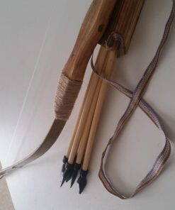 Adventure Awaits - 2-Pack Handmade Wooden Bow and Arrow Set - 20 Wood Arrows and 2 Quivers - for Outdoor Play 29 617gFwXjHeL