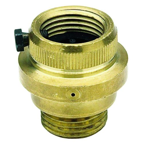 Watts R 8FR Brass Hose Connection Vacuum Breaker with Freeze Relief. Size 3/4 in, Gold