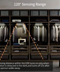 Kuled 10-led Wireless Motion Sensing Stick-on Anywhere Step LED Light Bar with Magnetic Strip, Pure White, 3-Pack 28 617gKkjQN2L