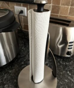 OXO Good Grips SimplyTear Paper Towel Holder - Stainless Steel (Silver & Black) 41 617gee56z2L 2