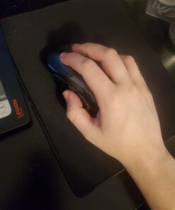 Gimnor 3 Pack Standard Mouse Pad with Stitched Edges, Comfortable Mouse Mat Pad, Non-Slip Rubber Base Mousepad for All Types of Mouse Laptop Computer PC 10.3 x 8.3 inches Black 17 617gvMaztL