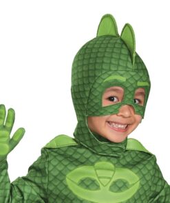 Disguise Deluxe PJ Masks Gekko Costume Small (2T) 21 617hfP2KKL