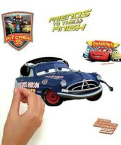 RoomMates RMK1520SCS Disney Pixar Cars Piston Cup Champs Peel and Stick Wall Decals 18 617hmV hYXL
