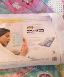 Mediflow Fiber Water Pillow - Adjustable Pillow for Neck Pain Relief, Pillow for Side, Back, and Stomach Sleepers, The Original Inventor of The Water Pillow, Clinically Proven Bed Pillow (1 Pillow) Single Pack 23 617luT53mgL