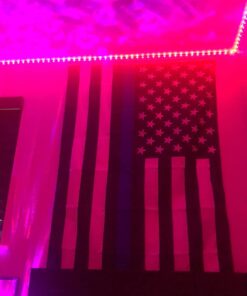 Anley Fly Breeze 3x5 Foot Thin Blue Line USA Flag - Vivid Color and Fade Proof - Canvas Header and Double Stitched - Honoring Law Enforcement Officers Flags Polyester with Brass Grommets 3 X 5 Ft - Polyester 33 617mM4nQygL