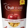 Fruitables Crunchy Baked Low Calorie Training Treats for Dogs | Crispy Bacon Apple Flavor | 7 Ounces (2386) 7 Ounce (Pack of 1) Crispy Bacon and Apple 12 617nxlY2J0L