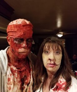 KANGAROO Liquid Latex Makeup - Face and Body SFX Makeup, Halloween Makeup, Zombie Makeup, Fake Scar, Fake Wound, Fake Injury Makeup Movie Special Effects,16 Oz Pint Professional Grade 51 617op9 95DL