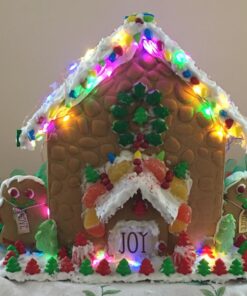 GDEALER 2 Pack LED Fairy Lights Halloween Battery Operated String Lights Waterproof 8 Modes Remote Control Color Changing Christmas Lights 60 LED 20 Feet Copper Wire Firefly Lights- Multicolor 36 617pGWQ7cL