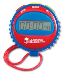 Learning Resources Simple 3 Button Stopwatch, Supports Science Investigations, Timed Math Exercises, Elapsed Time Tracking, Ages 5+ 9 617qBi 7RGL