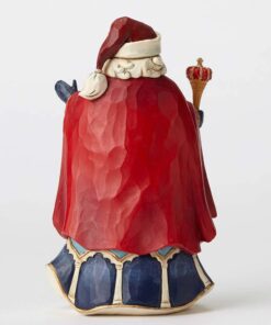 Alternative view of Enesco Jim Shore Heartwood Creek 7 inch Santa Stone Spanish Resin Figurine, Multicolor