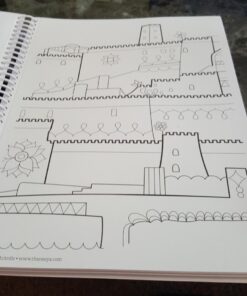 Ultimate Coloring Book Treasury: Relax, Recharge, and Refresh Yourself (Design Originals) 208 Pages of Beautiful One-Side-Only Designs on Extra-Thick, Perforated Paper in a Spiral Lay-Flat Binding 76 617r2UaQn9L