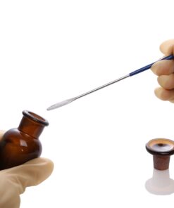 Aozita 6 Pack Lab Spatula - Micro Lab Spoon/Scoop with Nickel-Stainless Blade - Also Great Filler, Gel Cap Capsule Pill Filler Machine - #000 00 0 1 2 3 10 617rYpkyrrL