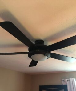 Westinghouse Lighting 7224200 Comet Indoor Ceiling Fan with Light, Matte Black Indoor Only LED 36 617uHUMpZfL