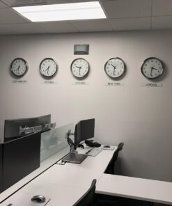 La Crosse Technology 404-1235UA-SS 14 Inch UltrAtomic Analog Stainless Steel Wall Clock 37 617uSESIYsL