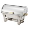 Winware Chafer, 8 quart, Stainless Steel Roll Top 53 617ufr1F4JL