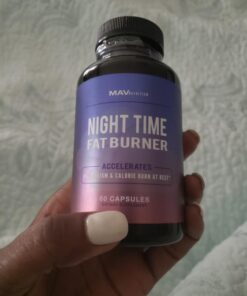 MAV NUTRITION Weight Loss Pills Night Time Fat Burner for Women & Men | Sleep Aid Diet Pills, Appetite Suppressant, Metabolism Boost, Carb Blocker; 60 Count 15 617utA8VSmL