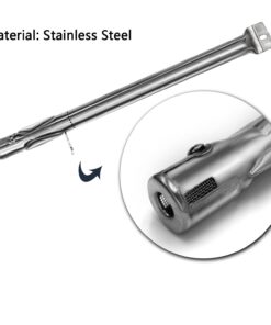 Hongso SBF231 15 3/8" BBQ Gas Grill Replacement Stainless Steel Pipe Tube Burner for BBQ Pro, Kenmore Sears, K Mart Part, Members Mark Part, Outdoor Gourmet, Lowes Model Grills, 4-Pack 15 617wxlClKS