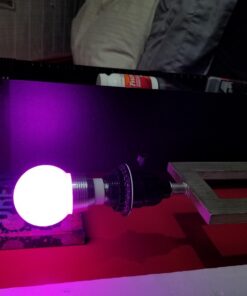 Kobra LED Color Changing Light Bulb with Remote Control - 16 Different Color Choices Smooth, Fade, Flash or Strobe Mode - Smart Remote Lightbulb -RGB & Multi Colored 1 Count (Pack of 1) 34 617x4rpowTL 2