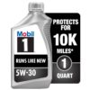 Mobil 1 Advanced Full Synthetic Motor Oil 5W-30, 6-pack of 1 quarts 1 Quarts(6-Pack) 28 6181w8sVAPL