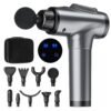 AYURA Massage Gun, Percussion Massager Gun with 30 Speed Levels & 9 Massage Heads, Handheld Electric Muscle Massager for Any Pain Relief, Gifts for Families and Friends (Grey) Grey 42 6188JSNIxUL