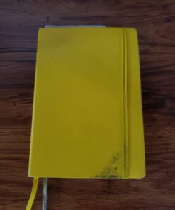 LEUCHTTURM1917 - Notebook Hardcover Medium A5-251 Numbered Pages for Writing and Journaling (Lemon, Squared) Lemon 17 6188atWWFiL