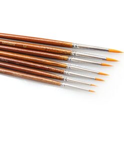 Fine Detail Paint Brush Set - 7 Pieces Miniature Brushes for Watercolor, Acrylic Painting, Models, Airplane Kits 11 618A4jqw6gL