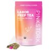 Pink Stork Labor Prep Tea, Organic Red Raspberry Leaf Tea with Chamomile and Rosehip, Caffeine-Free, Pregnancy Must Haves, Labor and Delivery Essentials, Third Trimester Pregnancy Tea - 15 Sachets Sweet Floral 20 618AEOFy8bL