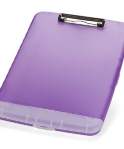 Officemate Slim Clipboard Storage Box, Purple (83305) (1 Clipboard) Translucent Purple 21 618HZI8kiGL