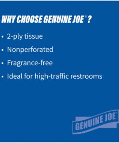 Genuine Joe - GJO2506008 Jumbo Dispenser Roll Bath Tissue (8 roll pack) 26 618IJXOrDYL