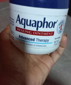 Aquaphor Healing Ointment, Advanced Therapy Skin Protectant, Dry Skin Body Moisturizer, Multi-Purpose Healing Ointment, For Dry, Cracked Skin & Minor Cuts & Burns, 14 Oz Jar Unscented 42 618IN65vV L 1
