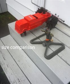 Melnor 4501 Traveling Sprinkler Lawn Rescue-13,500 sq. ft. Coverage Variable Speed Control with Adjustable Spray Arms, 10 x 17.63 x 8 inches 18 618K1DfBH8L