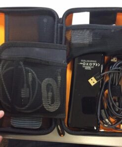 Amazon Basics Universal Travel Case Organizer for Small Electronics and Accessories, Black 1-pack 56 618KJbGy0cL