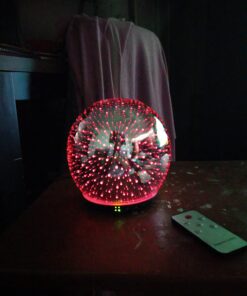 Aroma Outfitters 3D Galaxy Ultrasonic Glass Aromatherapy Diffusers | Aromatherapy Diffuser That Purifies Air | Aromatherapy Oils Humidifier with Amazing LED Lights | Home Essentials | 3D Glass 200ml 34 618LYdkUcqL