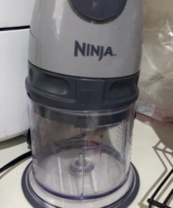 Ninja QB900B Master Prep Food Processor Blender with 48 oz Pitcher & 16 oz Chopping Bowl, Perfect for Frozen Blending & Chopping, 400 Watts, Dishwasher Safe, Countertop, Grey Gray 48 oz. 33 618NDWTKHL