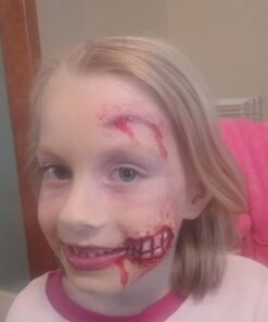 Kangaroo Halloween Super Family Makeup Kit: Professional SFX Face & Body Paint for Zombie Cosplay, Injuries, & Blood Effects 79 618NWyKNpGL