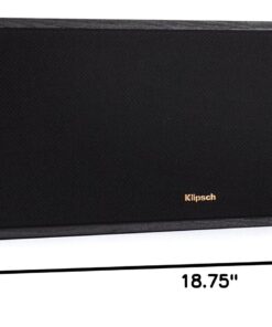 Klipsch R-52C Powerful Detailed Center Channel Home Speaker - Black Single 32 618OrXbK05L
