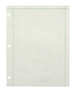 Amazon Basics Engineering Computation Pad, 8.5" x 11", Quad/Margin Rule, 100 Sheets 16 618PH1zAQVL