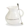 Mud Pie Margarita Pitcher Set, White 18 618QOwZt3RL