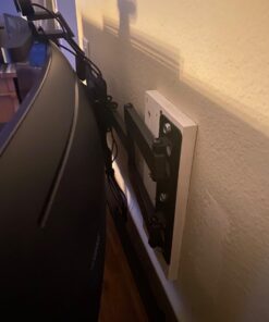 Mounting Dream UL Listed TV Wall Mount for Most 26-55 Inch TVs, Full Motion TV Mount with Perfect Center Design, Articulating Wall Mount TV Bracket Swivel and Tilt, Max VESA 400x400mm, Up to 77LBS 33 618V98qjMIL