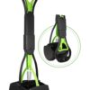 PPOGOO Non-Breakable Pet Pooper Scooper for Dogs and Cats with Long Handle High Strength Material and Durable Spring for Easy Grass and Gravel Pick Up Green 38 618WIudnKL