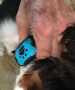 Humane Dog Bark Collar 2 Pack | Anti Barking Training Collar | Vibrating, No Shock Stop Barking for Small Medium Large Dogs | Excessive Barking Pet Corrector, (Battery) Orange & Blue Battery 45 618X XYjuYL