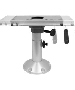 Wise 8WP21-374 Boat Seat Pedestal, Adjustable Height from 12" to 18", with Seat Slide Seat Mount, Adjustable Travel 5" - Fore & AFT 31 618XkkKglSL