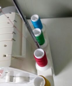 SINGER | ProFinish 14CG754 2-3-4 Thread Serger with Adjustable Stitch Length, & Differential Feed - Sewing Made Easy,White 56 618Zuj0bieL