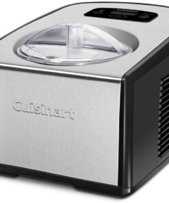 Alternative view of Cuisinart ICE-100 1.5-Quart Ice Cream and Gelato Maker, Fully Automatic with a Commercial Quality Compressor and 2-Paddles, 10-Minute Keep Cool Feature, Black and Stainless Steel