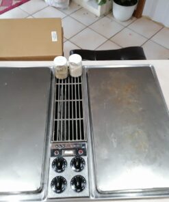 Reston Lloyd Rectangular Burner Cover, Stainless Steel, Set of 2, Stainless Look 24 618alY5eHUL